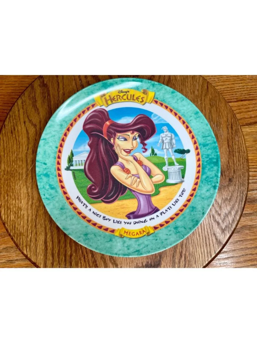 VTG 1997 McDonalds Disney Hercules Plates Melamine/ PMC Complete Set of 6